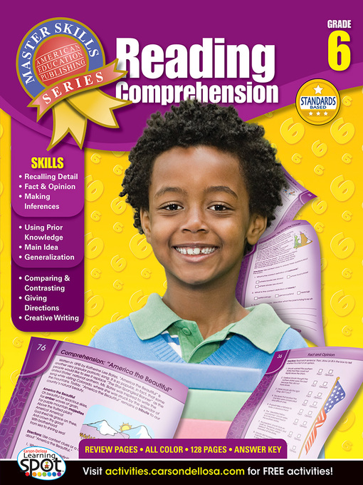 Title details for Reading Comprehension, Grade 6 by Carson Dellosa Education - Available